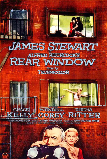 Rear window film poster